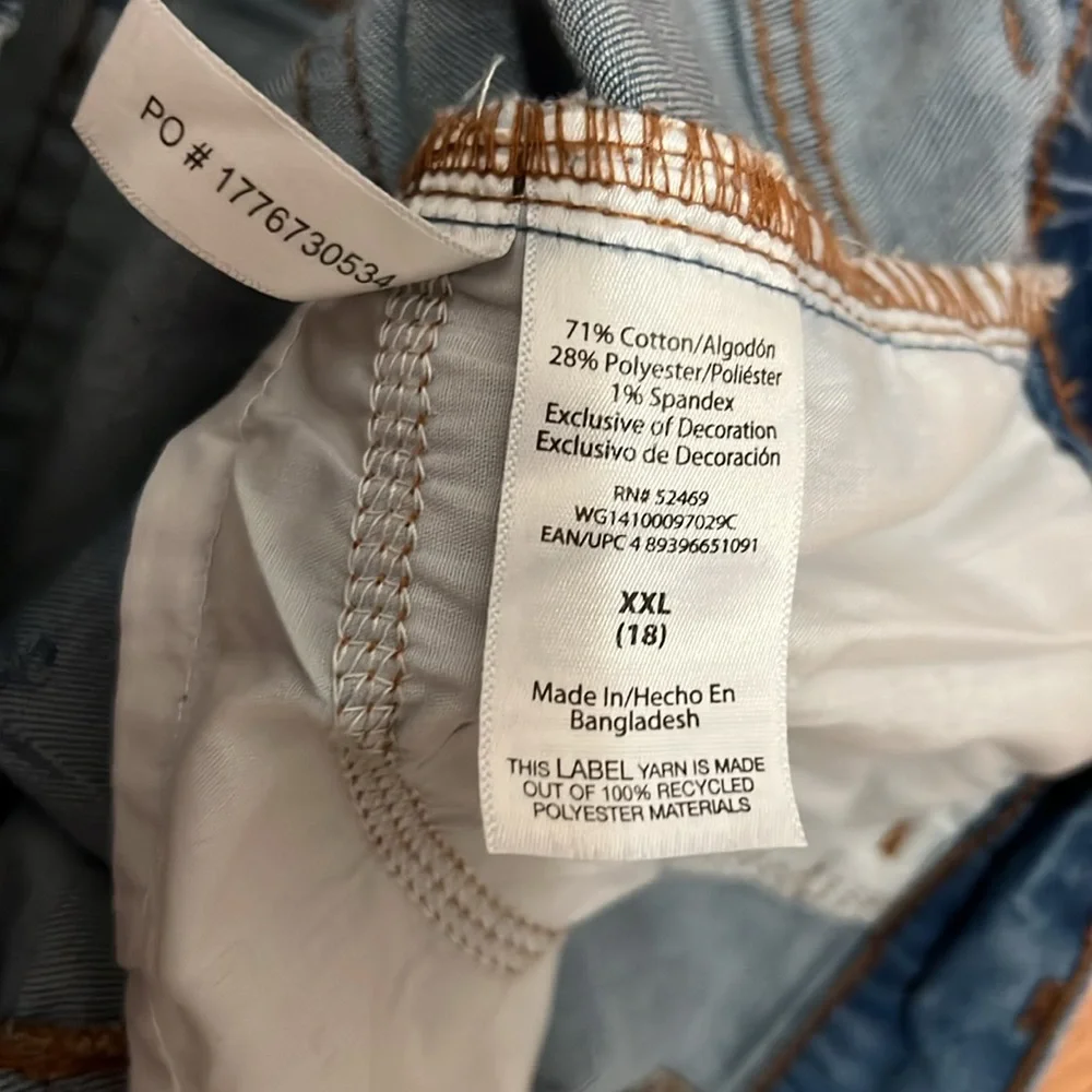 Wonder Nation Jean Shorts Sz XXL